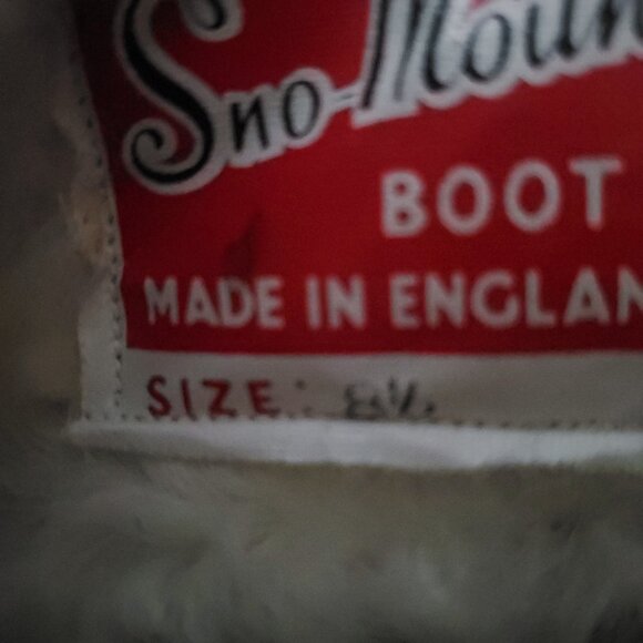 Vintage Sno-Mount Fur Boots Women's size 8.5 - Picture 9 of 9